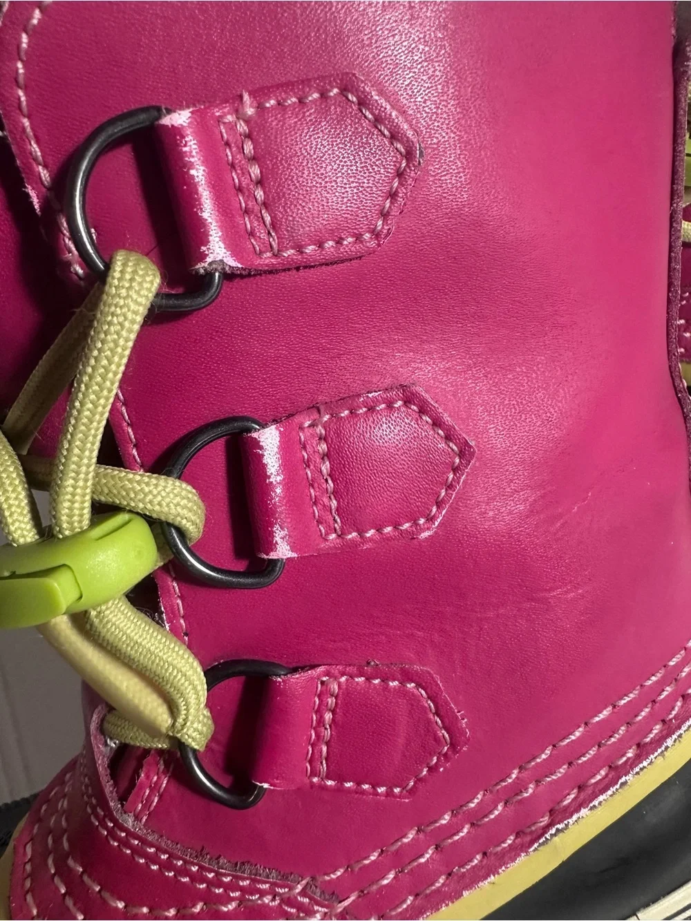 Sorel pink waterproof winter boots girls 1
